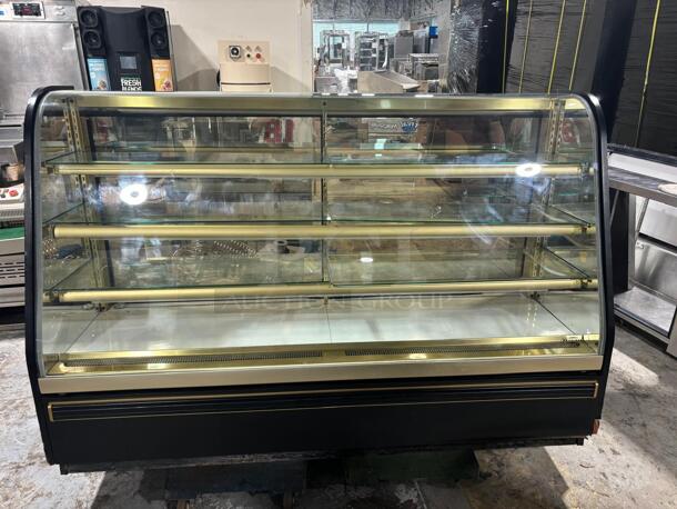 Federal Industries FCCR-6 72" W Curved Glass Chocolate & Confectionery Climate Controlled Case
 - Image 1 of 5