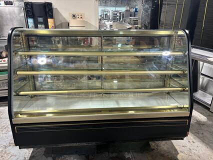 Federal Industries FCCR-6 72" W Curved Glass Chocolate & Confectionery Climate Controlled Case
