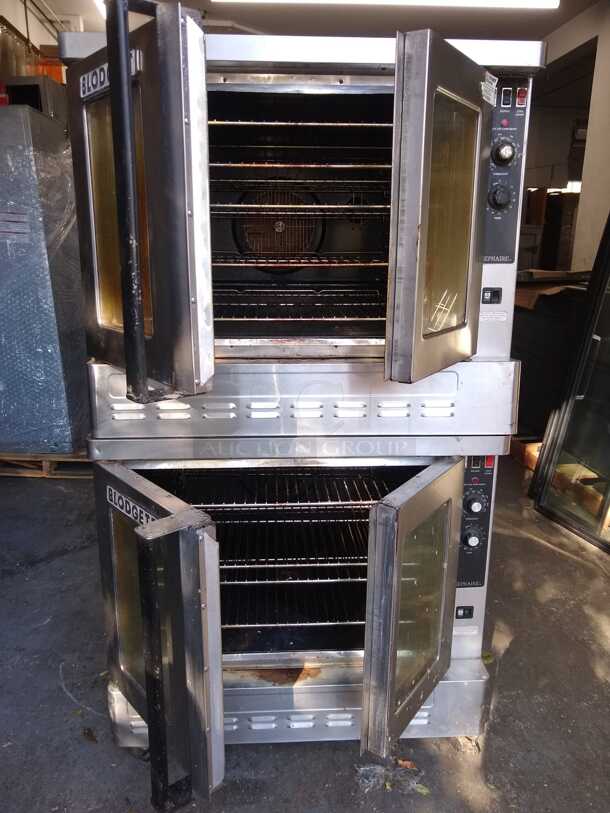 (x2) WOW!! Blodgett Stacked Nat Gas Convection Bakery Oven - Image 2 of 6
