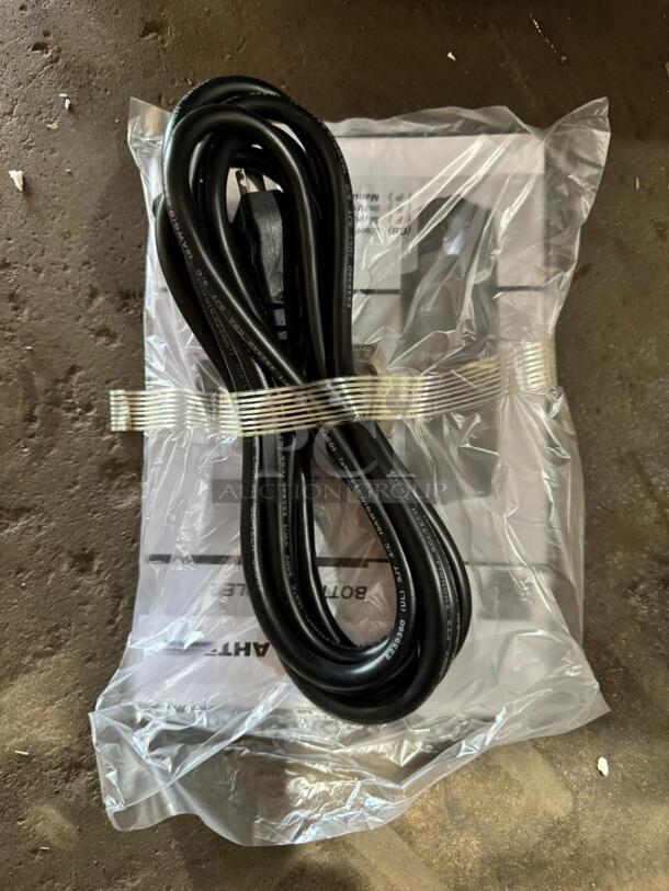 WOW! BRAND NEW! IN THE BOX! AHT Commercial Countertop Mini Reach In Cooler Merchandiser! Eletric Powered! With Poly Coated Racks! Model: CTB200 SN: CTB200B11B1510V00178 115V - Image 2 of 6