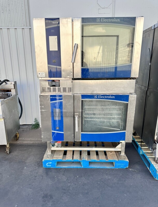 Electrolux 266371 Air-O-Convect Combi Oven boilerless, full-size, (6) 18" x 26" "TOUCHLINE" 220 Volt 3 Phase Working - Image 6 of 10