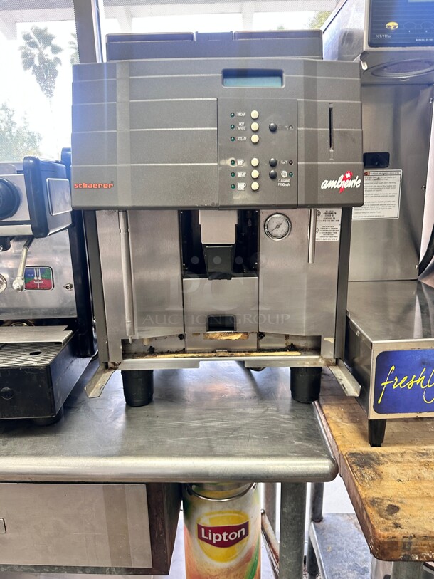 Schaerer Ambiente 15 SO Super Automatic COMMERCIAL Espresso Machine 220 Volt Tested and Working! - Image 7 of 7