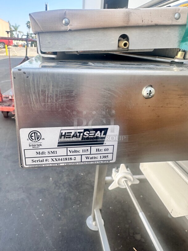 New! Bizerba Heat Seal SM1 Double 18" Roll Film Floor Wrapping Machine with Splash Guard 115V Tested and Working - Image 9 of 9
