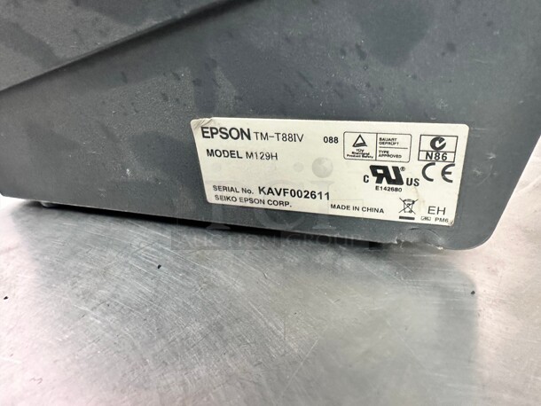 Epson Tm-T88IV 115 Volt Tested and Working! - Image 2 of 4