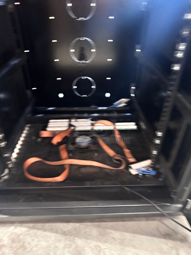 25 inch Tall steel component rack With a Key Great for Camera and Music  - Image 5 of 5