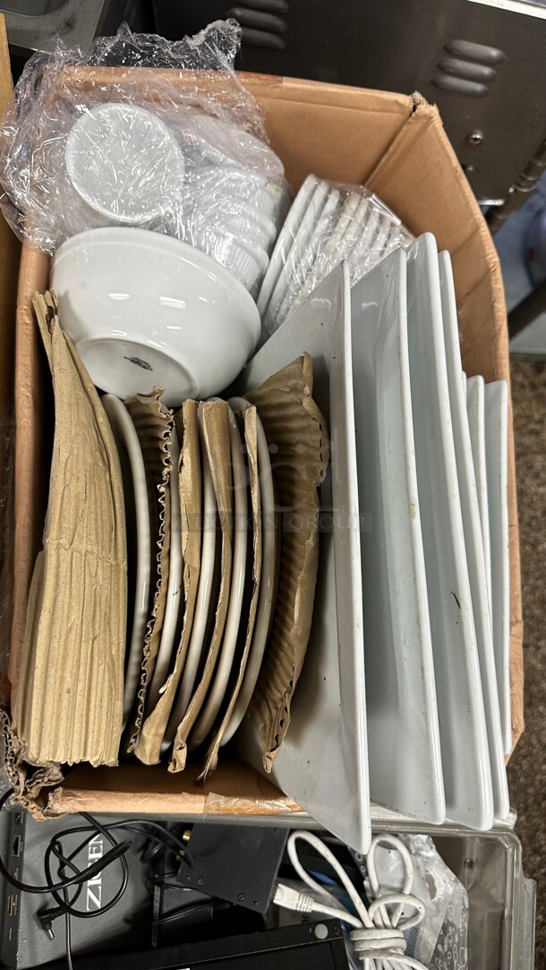 One Lot Of Serving Plates and Bowls