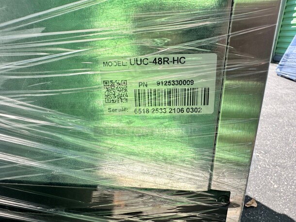 One Year Old Cooler Depot UCC-48R-HC 48 inch Undercounter Refrigerator 115 Volt  - Image 6 of 7