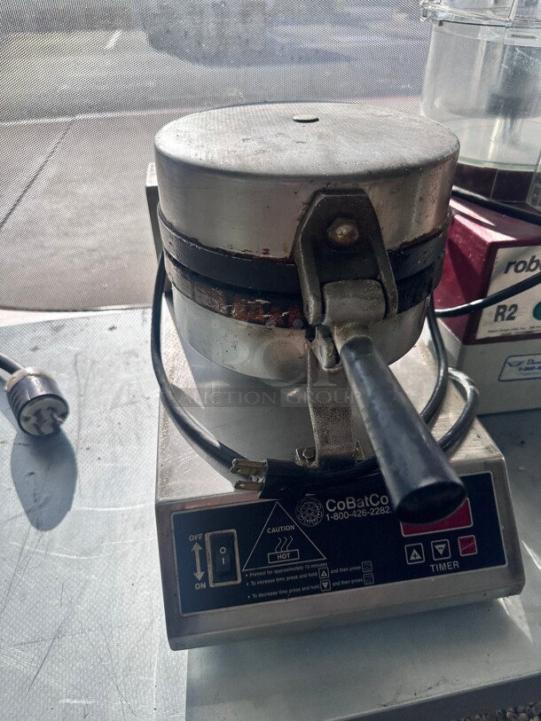 Cobatco MD10SSE-L Waffle Cone Maker 115 Volt Tested and Working! - Image 3 of 7