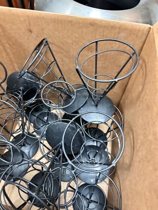One Lot Of French Fries Holder Black