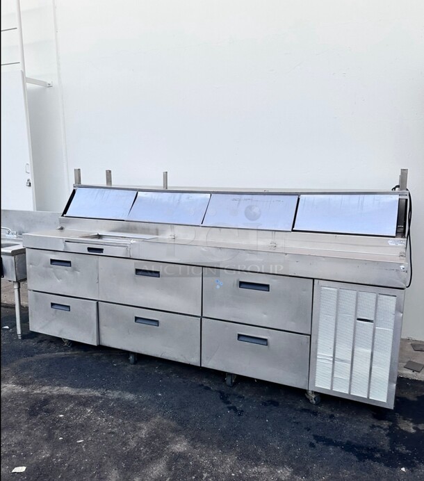 Defiled F18RC114 104" Pizza Table 115 Volt Working - Image 4 of 8
