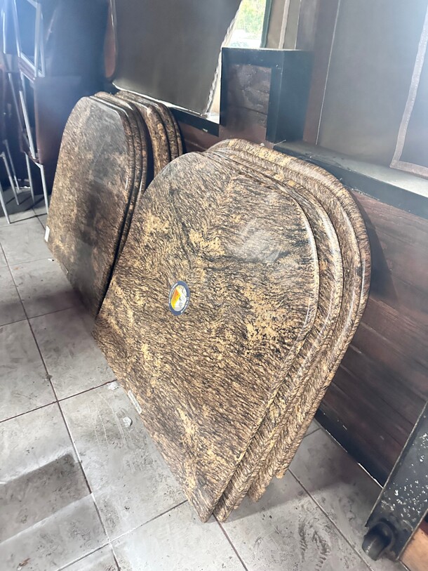 Granit Table 40 inch X 38 inch  - Image 7 of 7