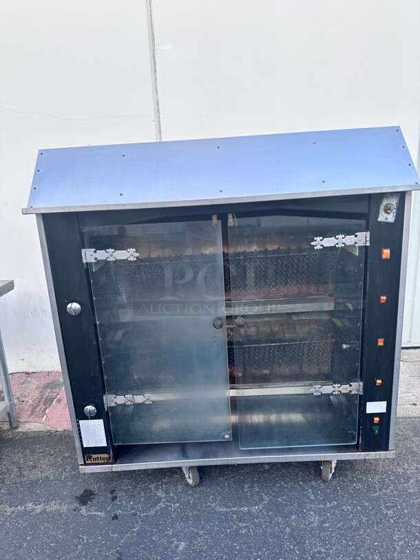 Rotisol Commercial 4 Spit Chicken Rotisserie Machine Gas NSF - Image 5 of 9