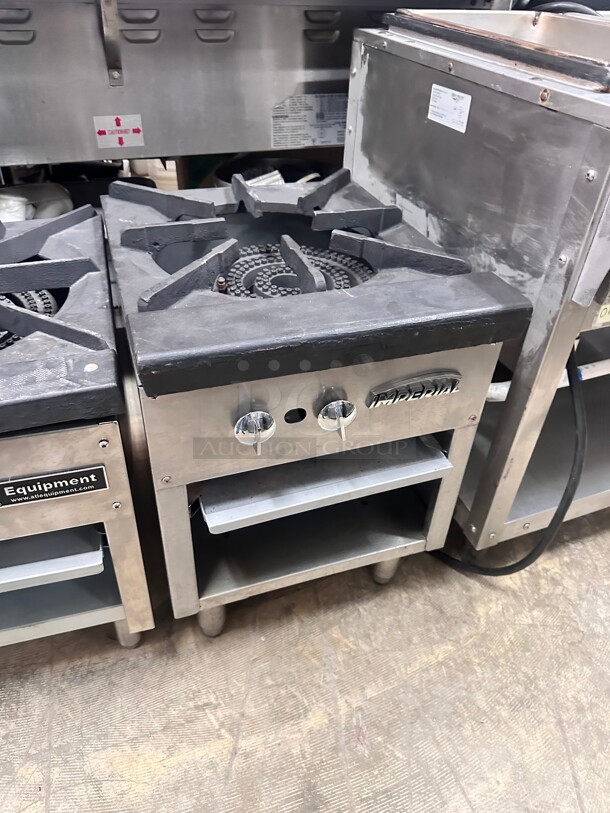 Fully Refurbished Imperial ISPA-18 Single Burner Stock Pot Range, Natural Gas Tested and Working - Image 4 of 6