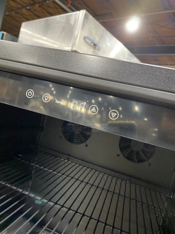 NEW! OUT OF THE BOX! SCRATCH-N-DENT! Whynter Single Door Wine Bottle Cooler/Chiller! With View Through Door! With Racks! 34 Wine Bottle Capacity! Model: FWC1201BB 115V - Image 6 of 9