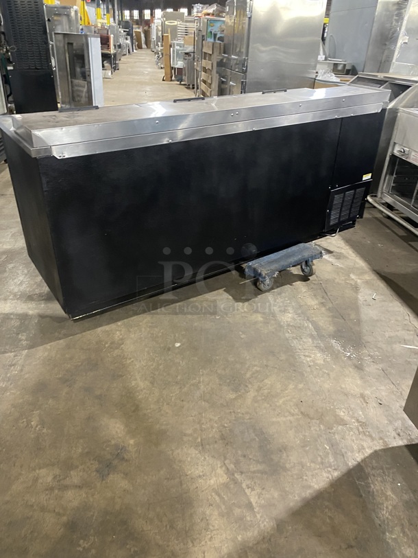 Beverage Air 3 Top Sliding Door Beer Bottle Cooler! Model DW79-B Serial 9805862! 115V 1 Phase!  - Image 3 of 7