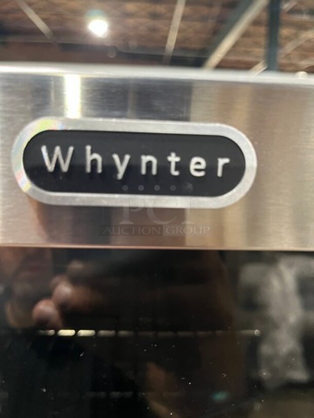 NEW! OUT OF THE BOX! SCRATCH-N-DENT! Whynter French Door Dual Zone Wine And Beer Can Cooler! With Through Doors! Wooden Wine Racks And Metal Racks! Model: BWB2060FDS - Image 2 of 5