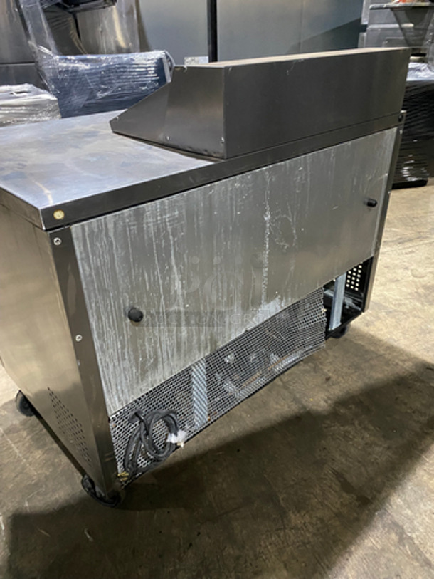 COOL! True Commercial Refrigerated Sandwich Prep Table! With 2 Door Underneath Storage Space! All Stainless Steel! On Casters! Model: TSSU4808 SN: 7493962 115V 60Hz 1 Phase - Image 3 of 9