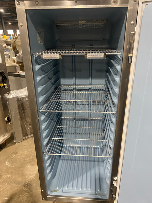 Delfield Commercial Single Door Reach In Freezer! With Poly Coated Racks! Solid Stainless Steel! On Casters! Model: 6125XLSPP2 SN: 1501152000013 115V 60HZ 1 Phase - Image 5 of 8