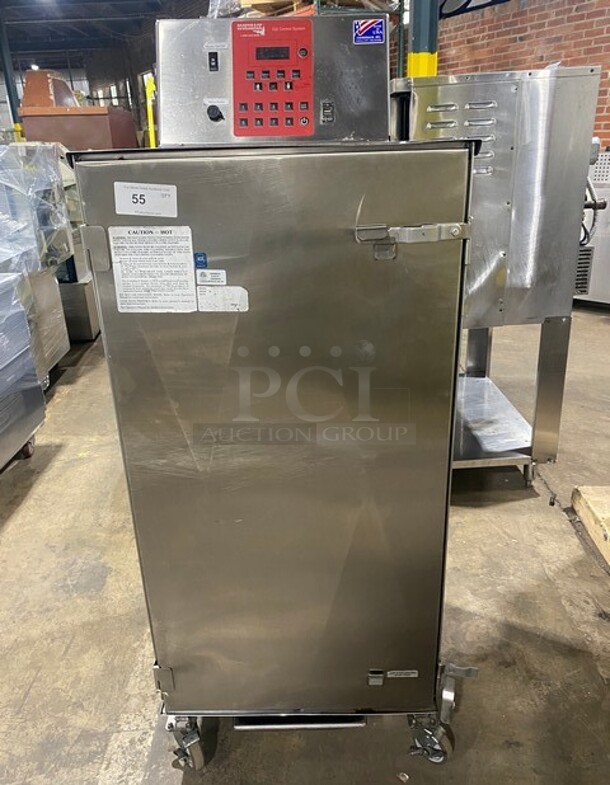 Late Model CookShack Floor Model Full Size Electric Powered Smart Smoker! With IQ5 Digital Control System! Working When Removed!  Model SM260 SN: 4259  - Image 1 of 8