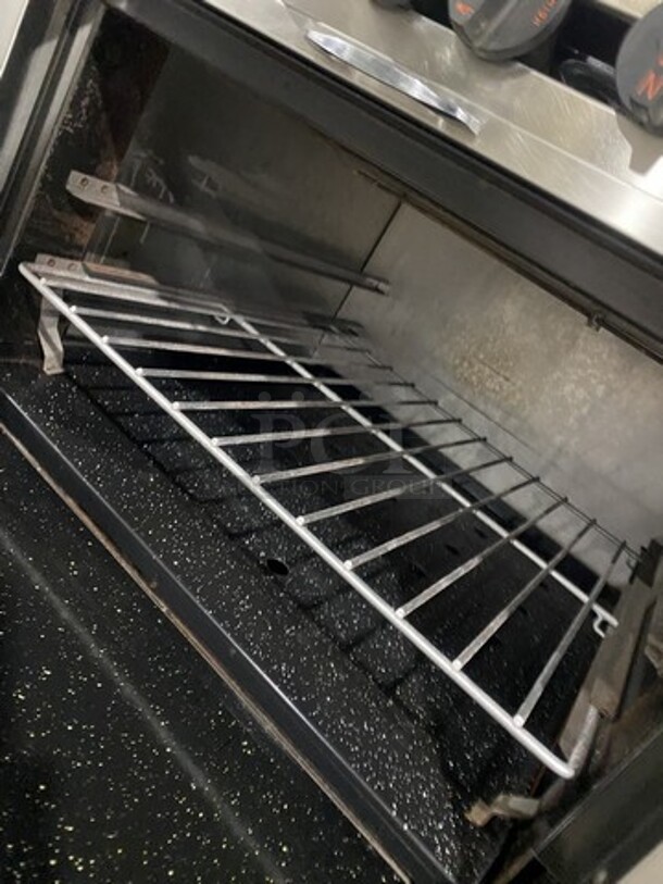 Sweet! Hussman/Southbend Natural Gas Powered 12 Burner Heavy Duty Range! With Double Full Size Ovens! With Raised Back Splash! On Commercial Casters! Working When Removed!  - Image 8 of 10