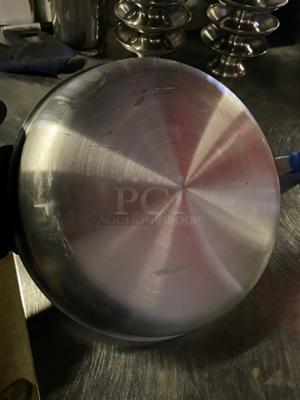 NEW! Winco 12" Stainless Steel Frying Pans! With Cool Touch Handles! 6x Your Bid! - Image 5 of 6