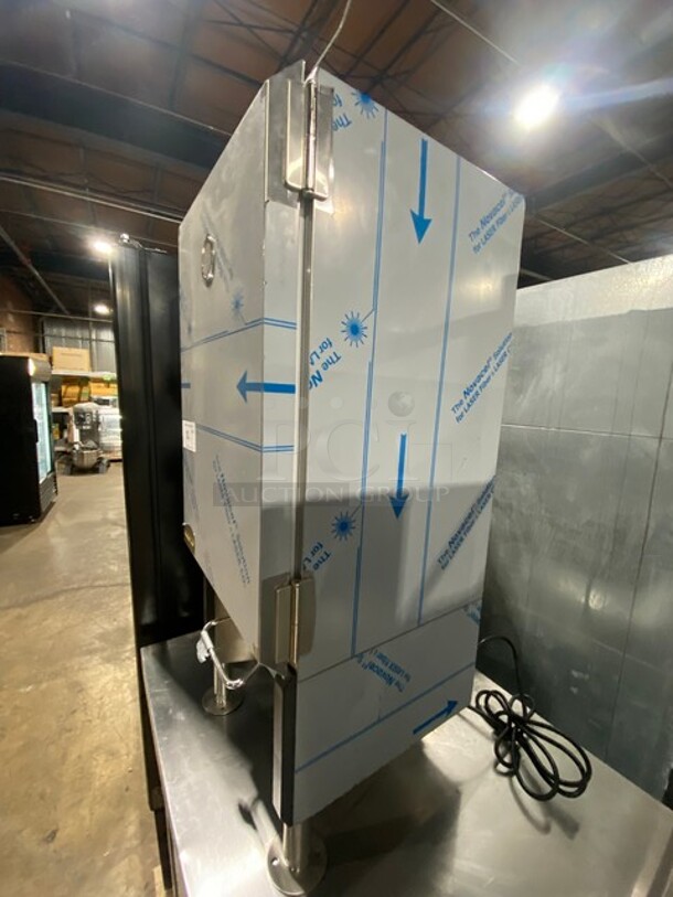 WOW! NEW! Silver King Commercial Countertop Refrigerated Milk Dispenser! Stainless Steel Body! On Legs! Model: SKMAJ1CAM3 SN: FMDP201168A 230V - Image 2 of 9