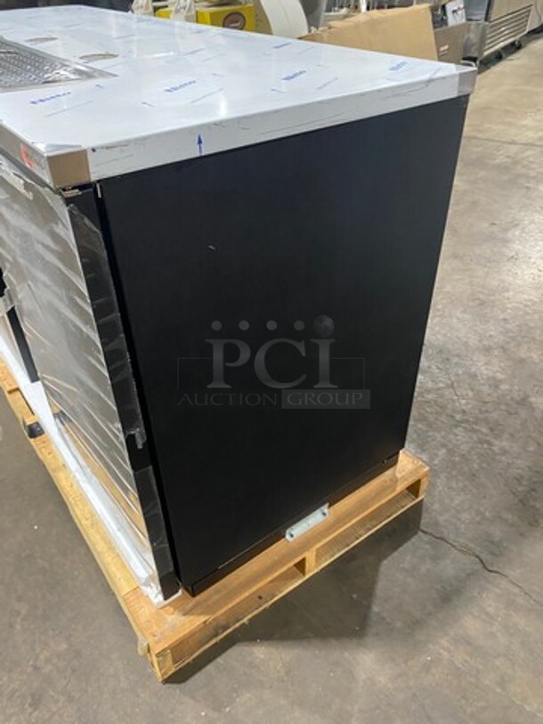 SCRATCH-N-DENT! Micro Matic Commercial Refrigerated Dual Tower Kegerator! With 2 Door Storage Space Underneath! NO TOWERS! Model: MDD68 SN: 15071401M 115V 60HZ 1 Phase - Image 3 of 12