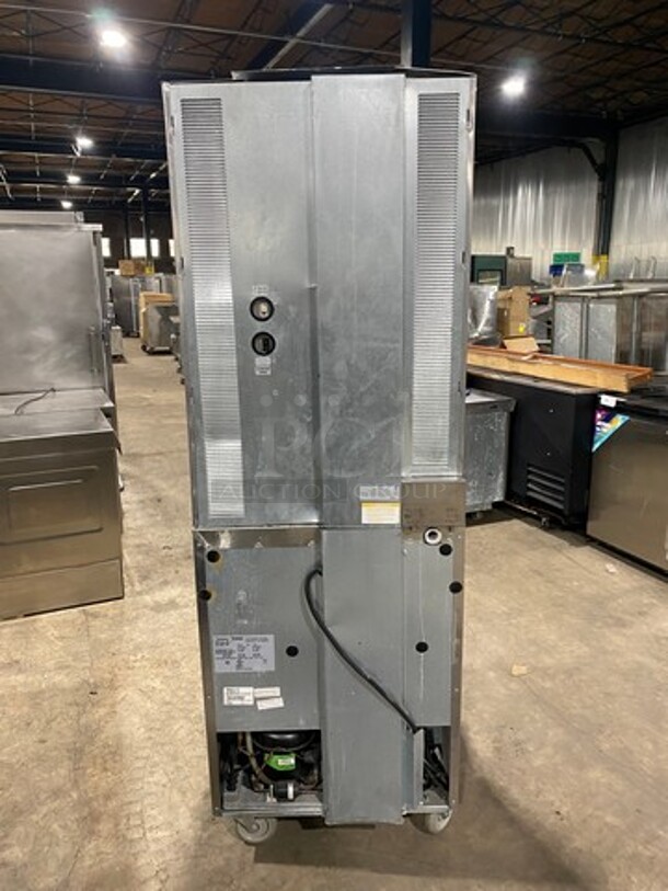 AMAZING! Manitowoc Multiplex Smoothie Workstation! On Single Door Undercounter Cooler! With Poly Bins! All Stainless Steel! On Casters!  Model: MB81 SN: 1701150000857 115V 60HZ 1 Phase - Image 3 of 9