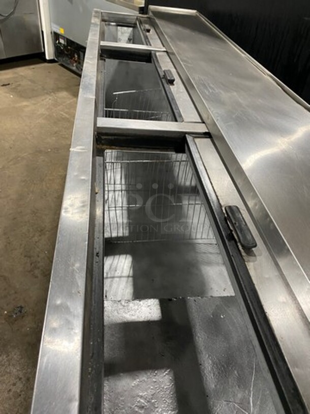 Migali Commercial Bar Back Beer Bottle Cooler! With 3 Sliding Stainless Steel Top Doors! Model: HBC95 SN: 2009020157 115V 1 Phase - Image 5 of 8