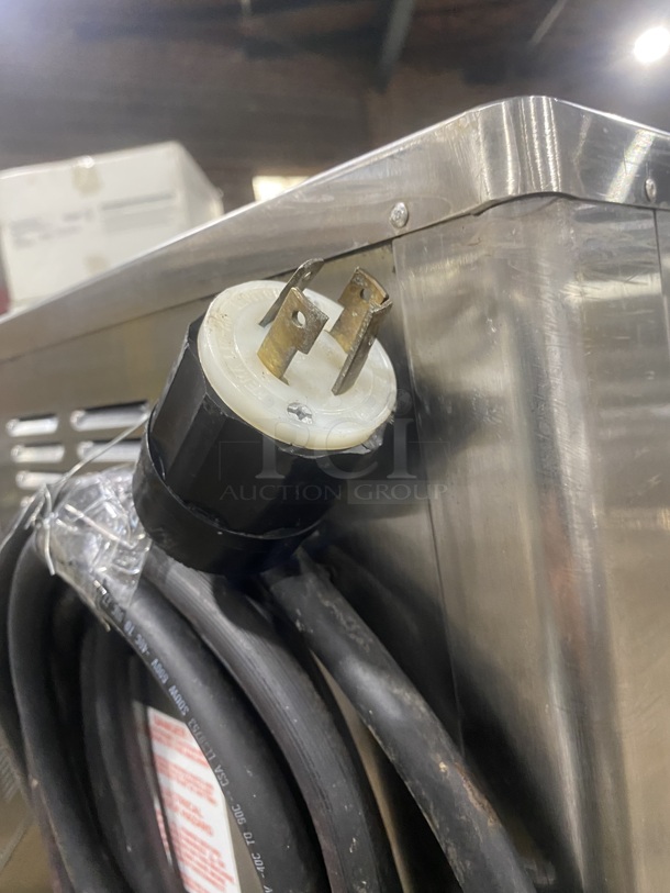 TAYLOR CROWN Taylor C706-27 Stainless Steel Commercial Countertop Air Cooled Single Flavor Soft Serve Ice Cream Machine! On Casters! Model C706-27 Serial M1025895 208-230 Volts, 1 Phase. - Image 9 of 9