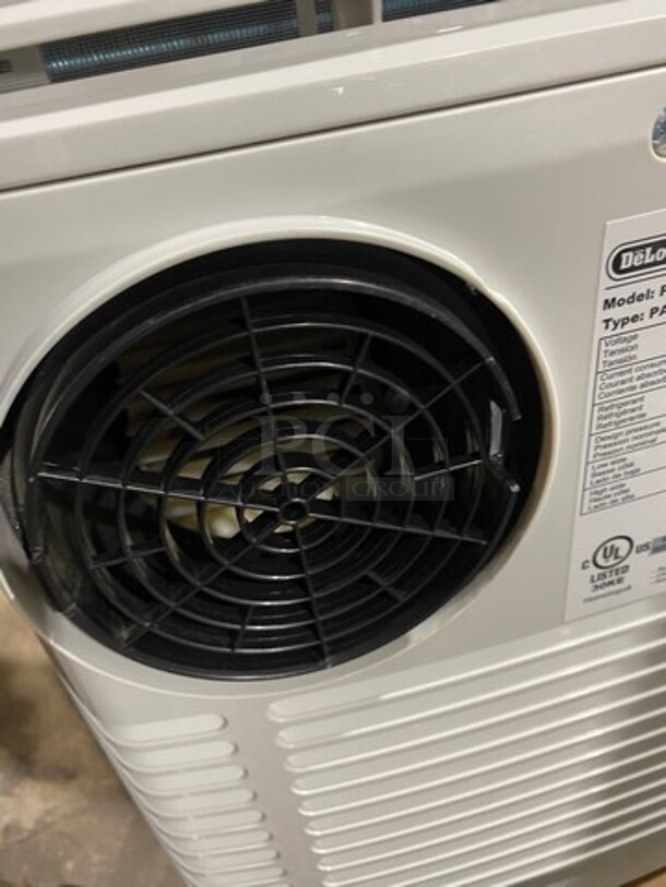 NEW! OUT OF THE BOX! SCRATCH-N-DENT! DeLonghi Portable Air Conditioner, Dehumidifier Fan With Heater Unit! 14,000 BTU! Model: PACAN140HPEW 115V - Image 6 of 7
