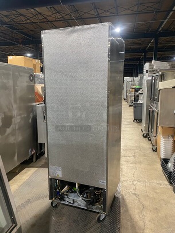 Avantco Commercial Single Door Reach In Cooler! Poly Coated Racks! All Stainless Steel! On Casters! - Image 3 of 8