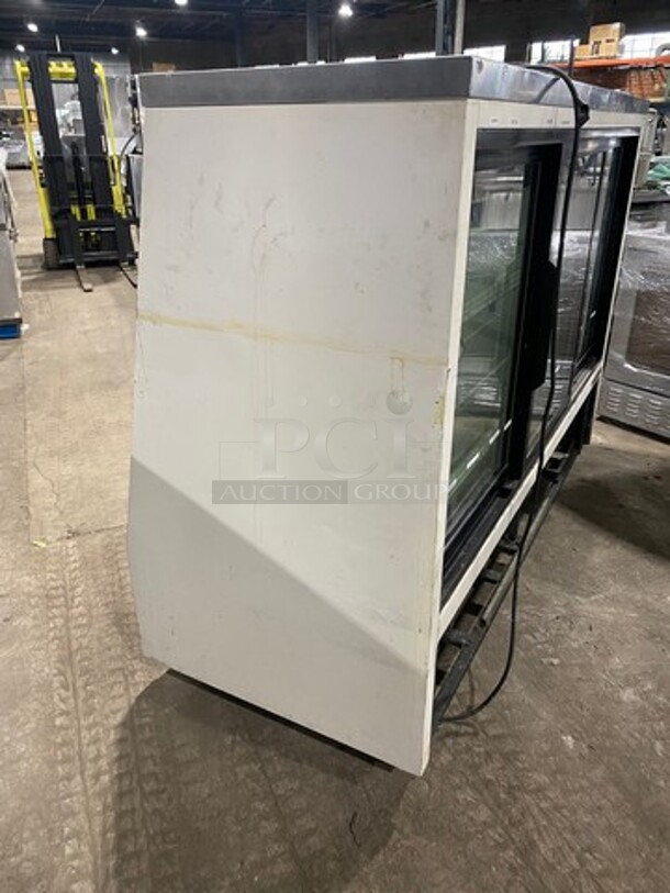 True Commercial Refrigerated Deli Display Case Merchandiser! With Slanted Front Glass! With Sliding Rear Access Glass Doors! Model: TSID723 SN: 4377737 115V 60HZ 1 Phase - Image 3 of 8