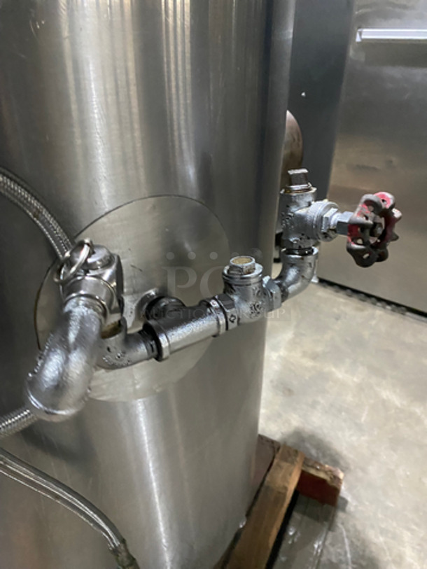 Groen Commercial Natural Gas Powered Jacketed Soup Kettle! All Stainless Steel! On Legs! Model: AH1E20 SN: 73564 120V 60HZ 1 Phase - Image 10 of 12