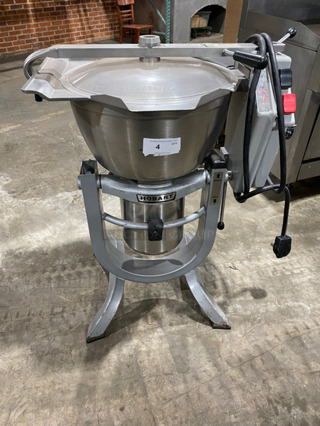 NICE! Hobart Commercial Vertical Cutter/Mixer/Mincer! All Stainless Steel! On Legs! Model: HCM450 SN: 311216113 200V 60HZ 3 Phase