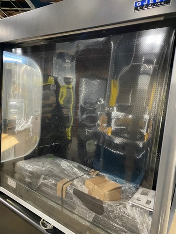NICE! NEW! SCRATCH-N-DENT! Ojeda Commercial Refrigerated Open Grab-N-Go Case Merchandiser! With View Through Sides! Model: ALPA120H SN: 002261930621A 120V 60HZ 1 Phase - Image 9 of 12
