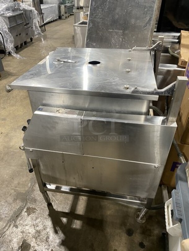 Market Forge All Stainless Steel Electric Powered Tilted Braising Pan/Skillet! Serial 209041! 208V! On Legs!  - Image 3 of 10