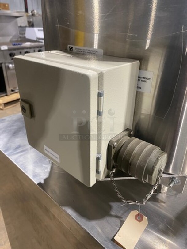 Grindmaster Commercial Countertop Single Space Saver Coffee Urn! With Hot Water Line! Stainless Steel! On Small Legs! Model: 8116 - Image 10 of 11