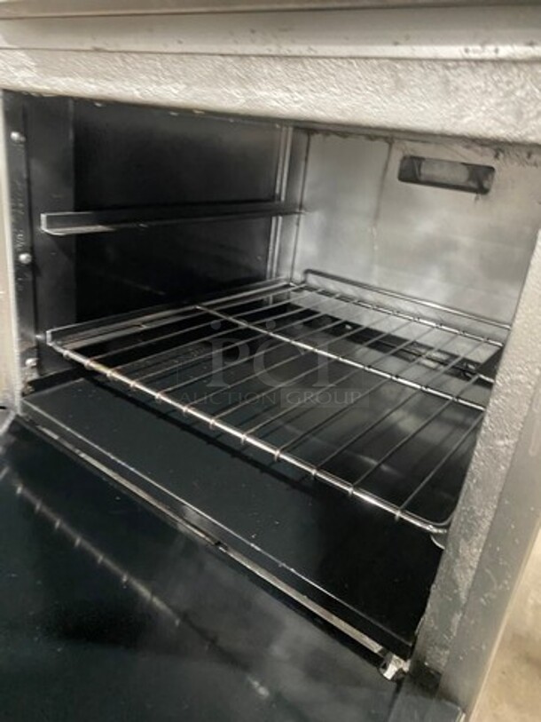 American Range Commercial Natural Gas Powered 4 Burner Stove! With Raised Back Splash! With Oven Underneath! All Stainless Steel! On Legs! - Image 7 of 9