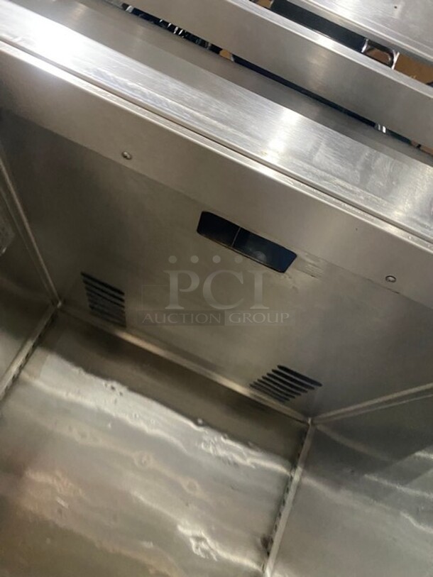 Victory Commercial Single Door Reach In Freezer! All Stainless Steel! Model: FS1DS7EW SN: M0521533! 115V 1 Phase! On Legs! - Image 6 of 9