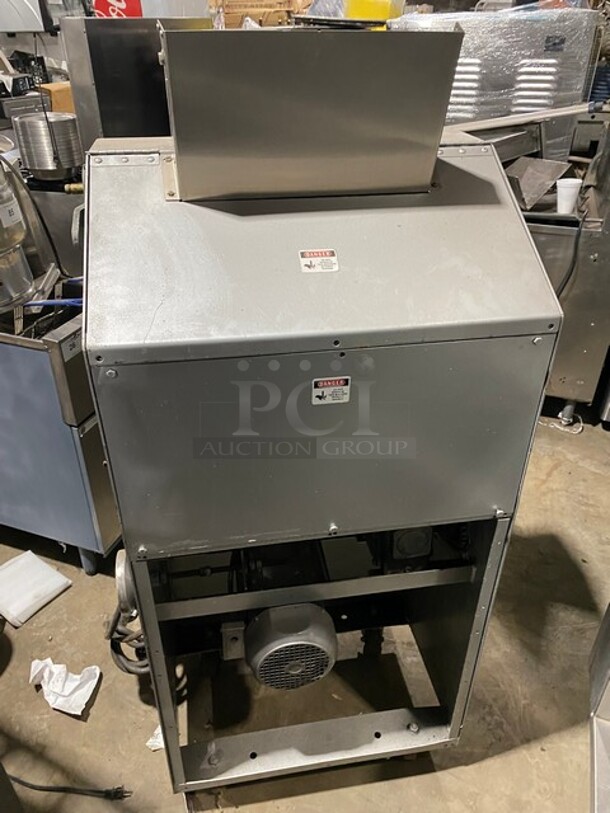 Acme Commercial Floor Style Two Stage Heavy Duty Dough Sheeter! All Stainless Steel! On Casters! - Image 4 of 10