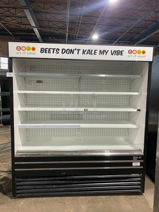 LATE MODEL! 2018 Turbo Air Commercial Refrigerated Grab-N-Go Open Case Merchandiser! POWERS ON, DOES NOT GO DOWN TO TEMP! Model: TOM72EBN SN: H2T2E72D6008 220V 60HZ 1 Phase - Image 10 of 10