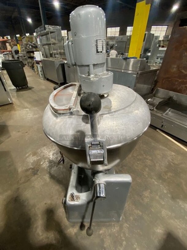WOW! Hobart Commercial Heavy Duty VCM Vertical Cutter/Mixer/Mincer! All Stainless Steel! Model: VCM40E SN: U1841 220V 60HZ 3 Phase - Image 5 of 9