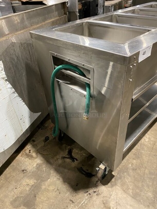 Traulsen Commercial Electric Powered 4 Well Steam Table! With Storage Space Underneath! All Stainless Steel! On Casters! Model: HWEM50MC SN: T233090B02 115V 60HZ 1 Phase - Image 4 of 10