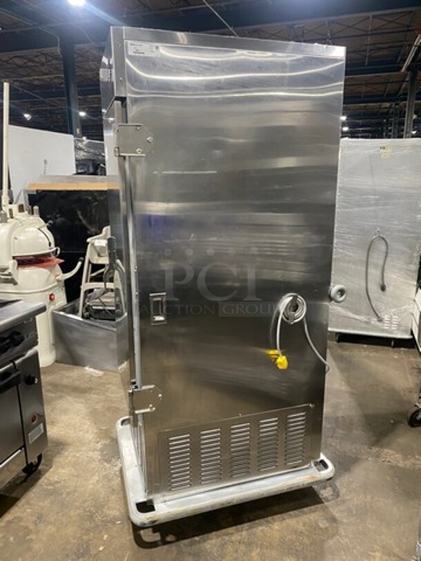 NICE! Carter Hoffmann Commercial Refrigerated Single Door Meal Delivery Cart! All Stainless Steel! On Casters! Model: PHB495 SN: 438966 120V 60HZ 1 Phase - Image 4 of 9
