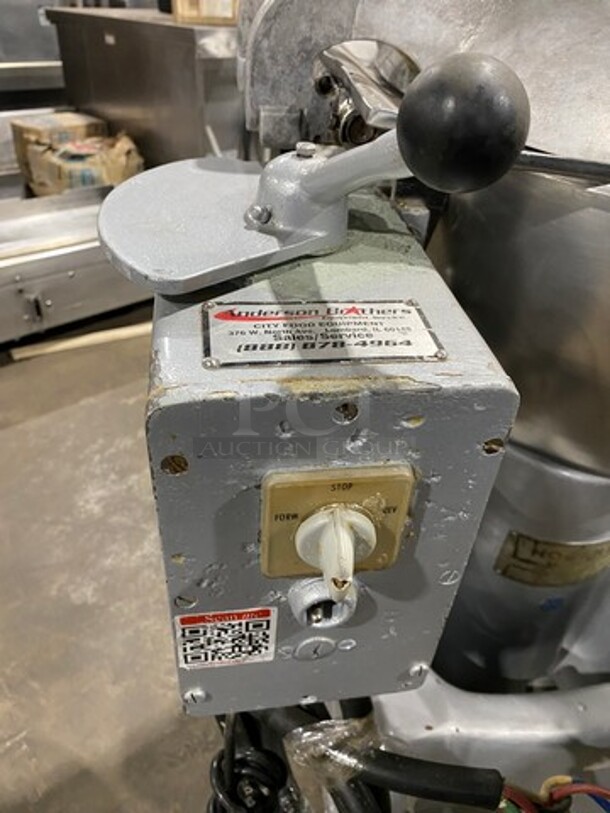 WOW! Hobart Commercial Heavy Duty VCM Vertical Cutter/Mixer/Mincer! All Stainless Steel! Model: VCM40E SN: U1841 220V 60HZ 3 Phase - Image 7 of 9