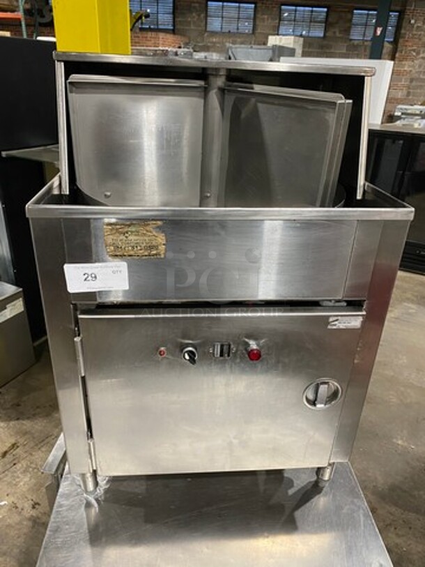 American Dish Service Commercial Rotary Bar Glass Washer! All Stainless Steel! On Legs! Model: ASQ SN: 6829 120V