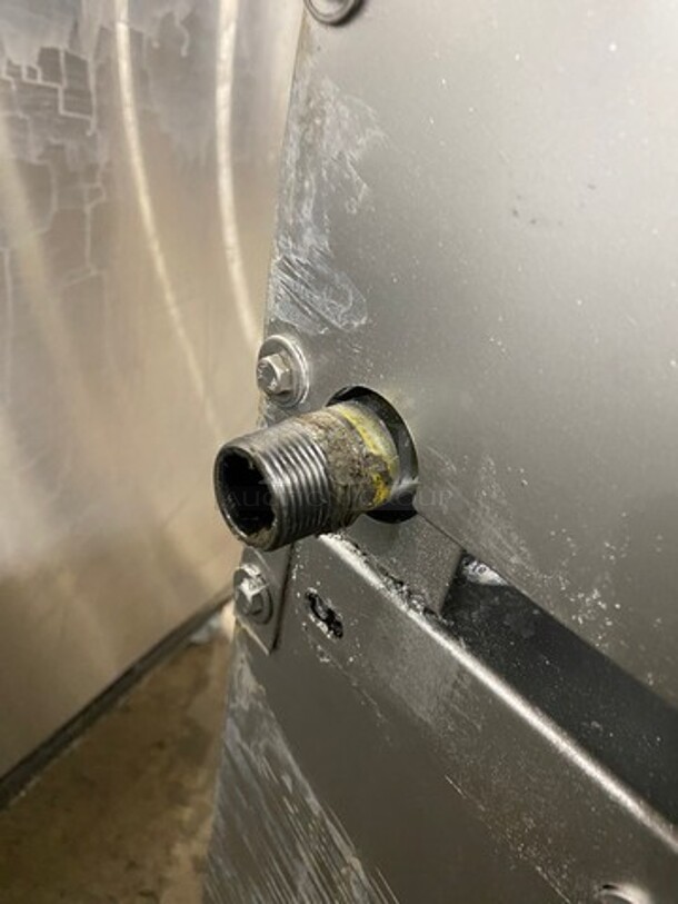 Nice! LATE MODEL! Sierra Commercial Natural Gas Powered 4 Burner Stove! With Raised Back Splash And Salamander Shelf! With Oven Underneath! All Stainless Steel! On Legs! - Image 11 of 11