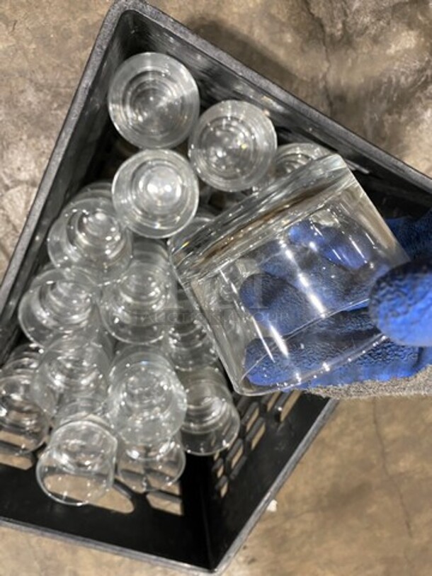 MISCELLANEOUS! Assorted Style Glass Vase, Candle Holders! And More! Includes Black Poly Crate! 5x Your Bid! - Image 9 of 9