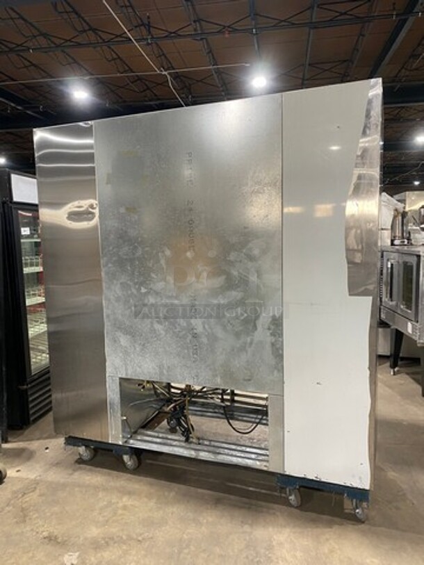 2010 Leader Commercial 3 Door Reach In Freezer Merchandiser! With View Through Door! Poly Coated Racks! All Stainless Steel! Model: LS79 SN: PT033036 230V 60HZ 1 Phase - Image 3 of 8